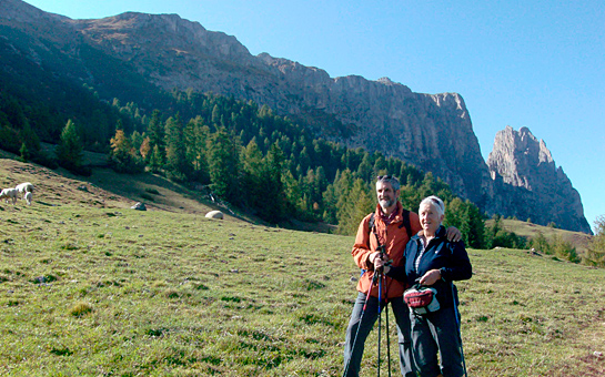 Wandern auf Wunsch auch mit uns